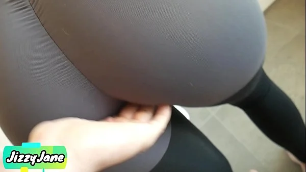Step Sister Makes Me Cum in Her Panties and Yoga Pants and Pull Them up