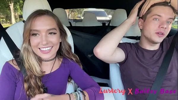 Sexy Teen Fucking on Road Trip Pulls over for a Facial - Lustery