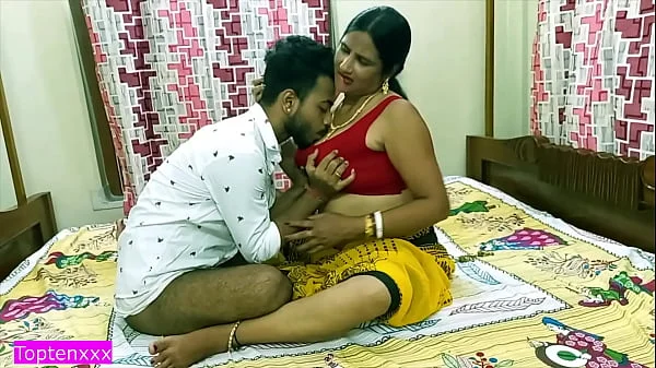 Indian hot milf Aunty getting horny for fucking with me but i am teen boy!! clear hindi audio